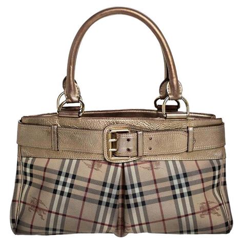 Burberry Haymarket Check Canvas Tote on SALE 